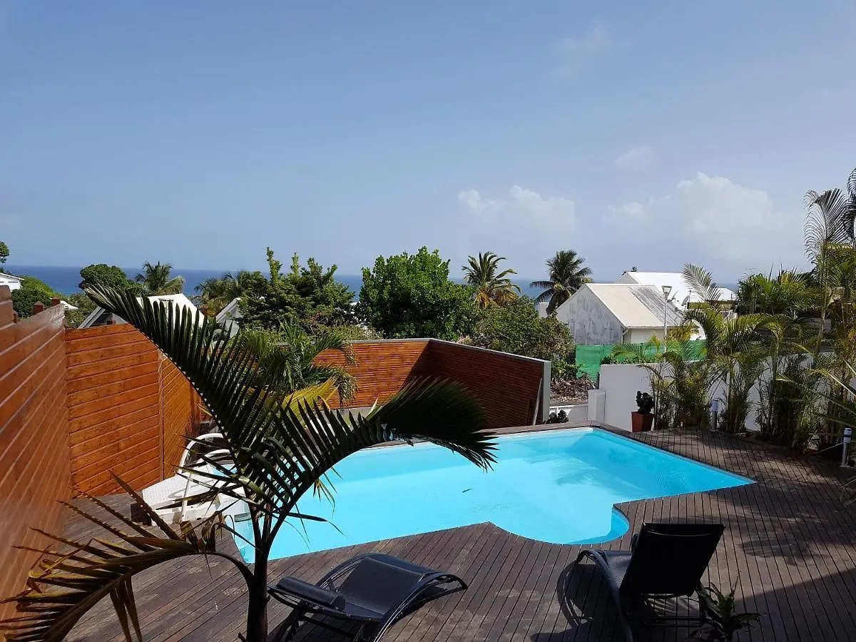 Villa Vue Mer Avec Piscine Le Gosier  Guadeloupe